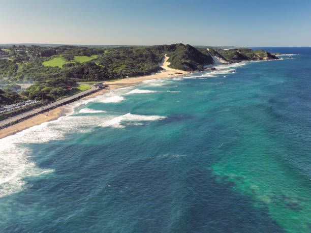 Aerial view of beautiful coastline