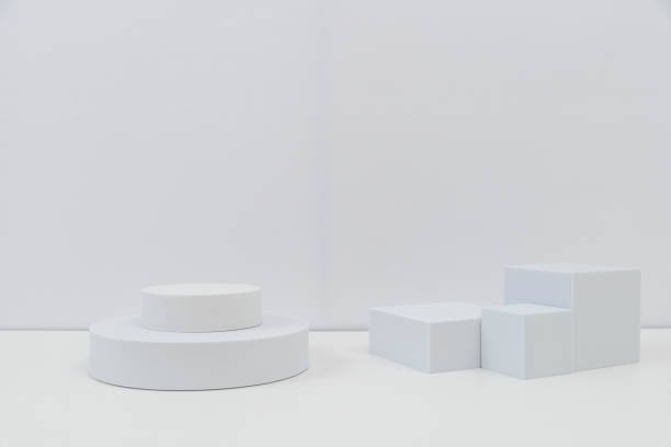 istock podiums or stages for cosmetics over clean 2151824290