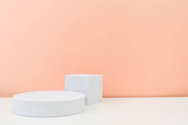 istock podiums or stages for cosmetics over clean 2151824299