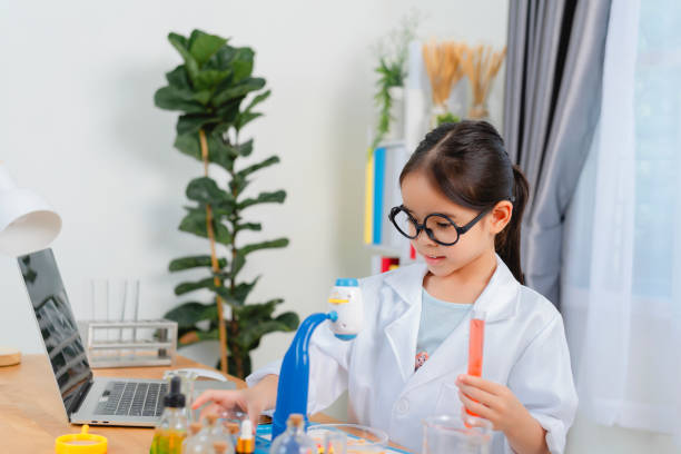 istock young girl play science experiments for homeschooling 2151825201