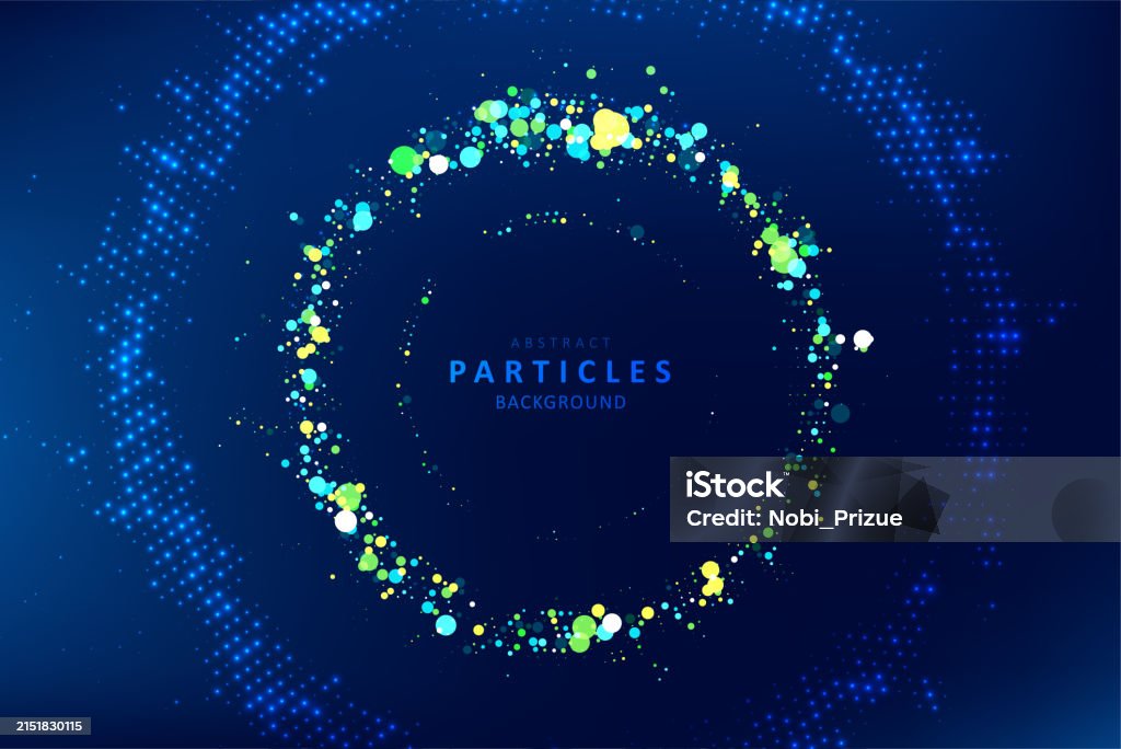 Abstract Vector Date Abstract Technology Big Data Visualization Stock Illustration ...