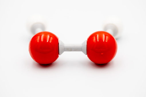 H2o2 Model Free Hydrogen Peroxide H2o2 Molecular Model Still Life On White Stock Photo ...