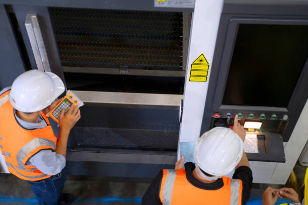 istock Blue collar workers are working at factory. 2151832464