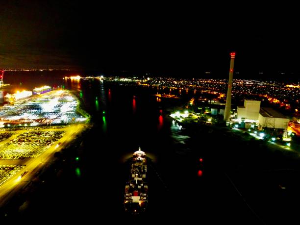 Arial views of Melbourne CBD taken from the Docklands