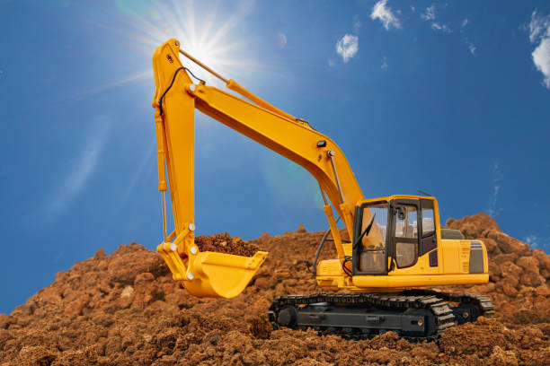istock Crawler Excavator digging the soil In the construction site 2151836130