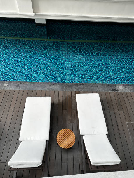 istock Pool lounger and Day Bed in Hotel environment. 2151836681