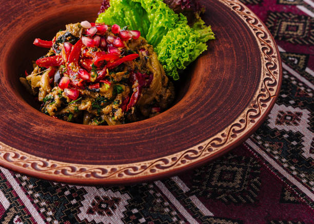 istock Traditional eastern salad served in clay bowl 2151838168