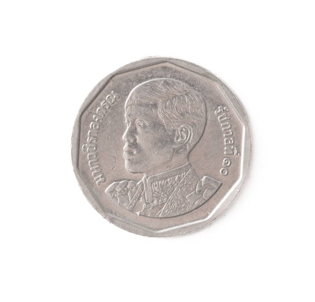 istock Thailand coin isolated on white background. Close-up 2151838563