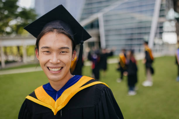 istock Portrait of a graduated student 2151842151