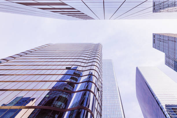 istock Up view in financial district, Manhattan, New York 2151844217