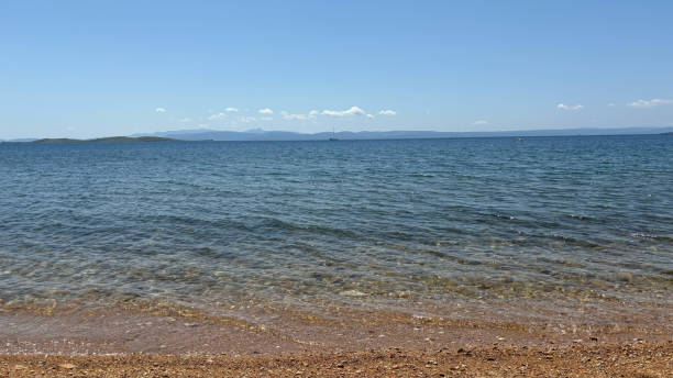 istock View of the Sea from a Sandy Beach 2151844254