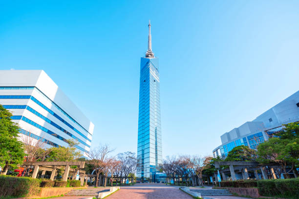 istock Fukuoka Tower Rising Against a Cloudless Blue Sky 2151845145
