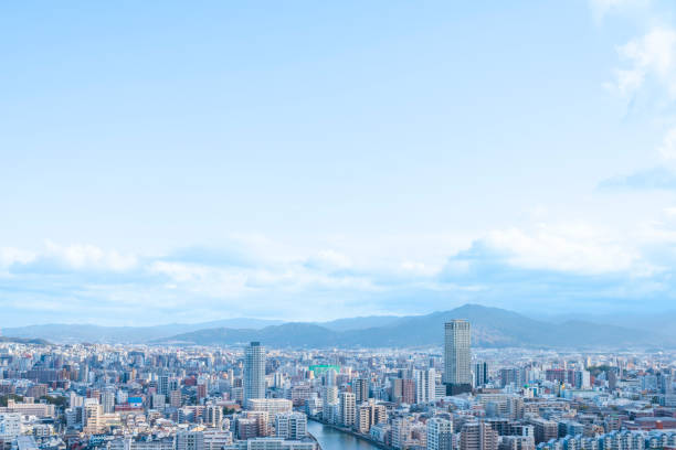 istock Gorgeous Fukuoka Cityscape from Afar 2151845155