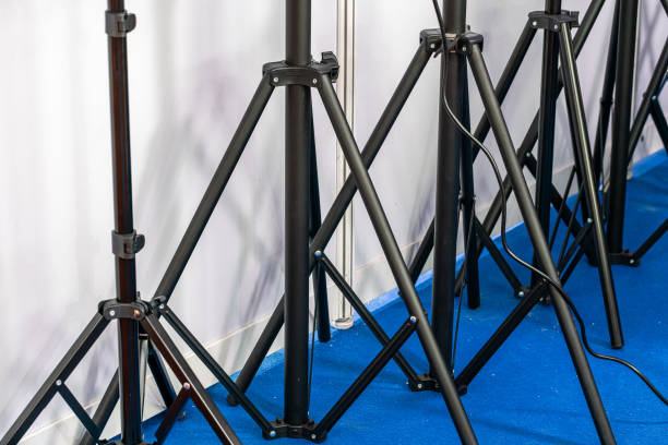 tripod. Mobile stand for filming equipment