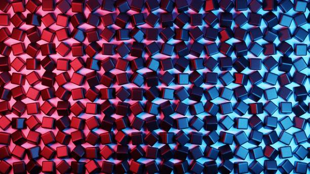istock Abstract 3D background composed of cubes, creating a visually striking and geometrically complex landscape. 2151852566
