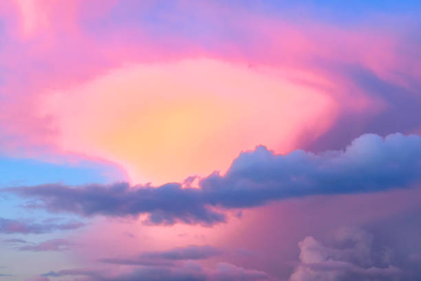 istock Colorful clouds during sunset during an winter afternoon 2151852718