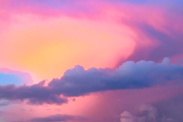 istock Colorful clouds during sunset during an winter afternoon 2151852779