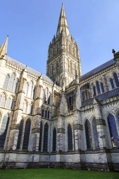 istock Colossal Salisbury Cathedral on a clear day 2151857144