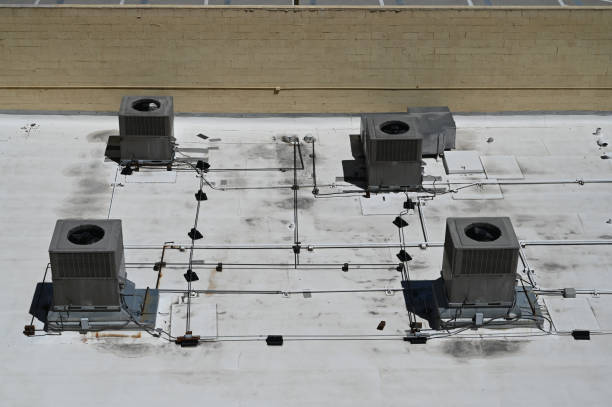 istock Roof top air conditioning units in Nevada. 2151858125