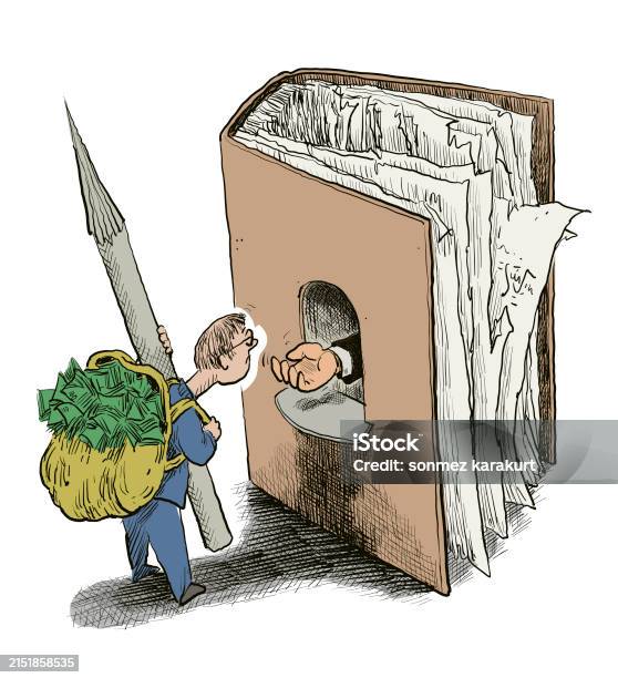 Offspring Backpack Outdated Education System Stock Illustration - Download Image Now ...