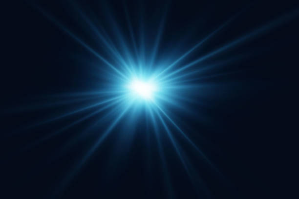 istock Lens flash and light flare. Light of rays and stars. 2151860756