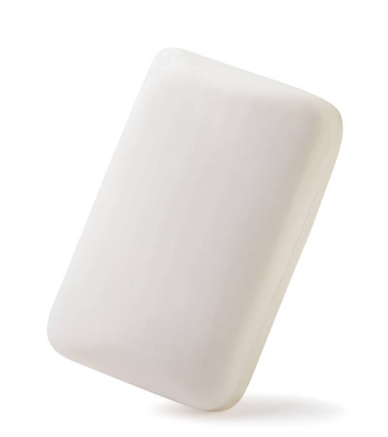 istock Soap bar close-up on a white background. Isolated 2151862907
