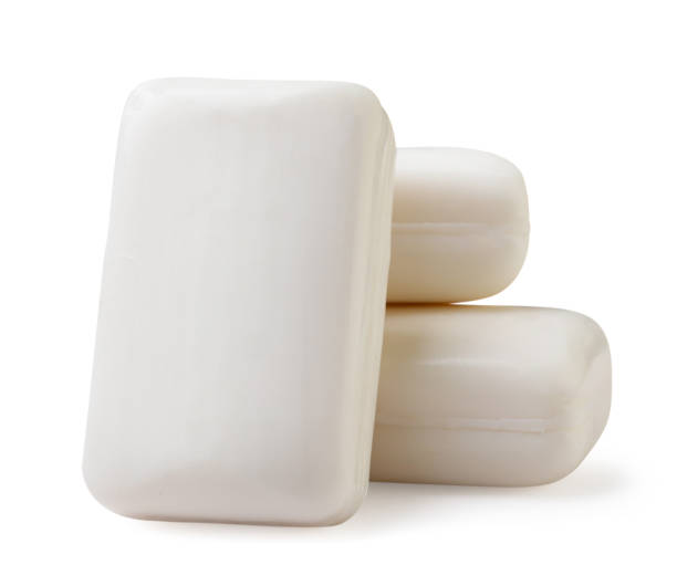 istock Pile of soap bars on a white background. Isolated 2151862931