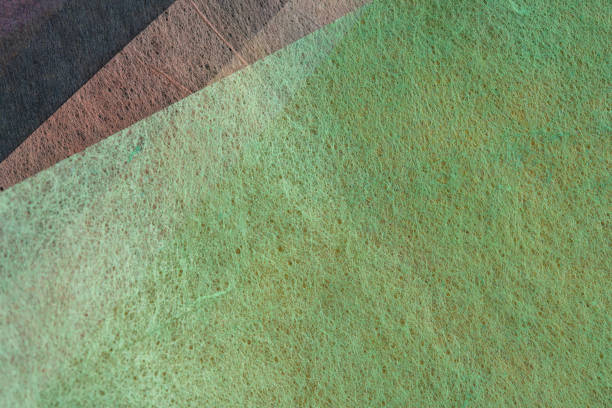 Japanese green paper as background material