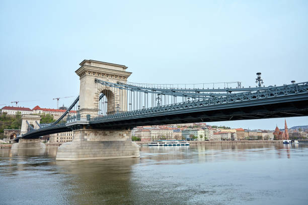 istock Budapest Cityscape with Chain Bridge Along Danube River 2151876711