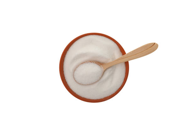 istock Glucono-delta-lactone (GDL), also known as gluconolactone. Food additive E575 on white background, top view. Acidity regulator, baking powder 2151878713