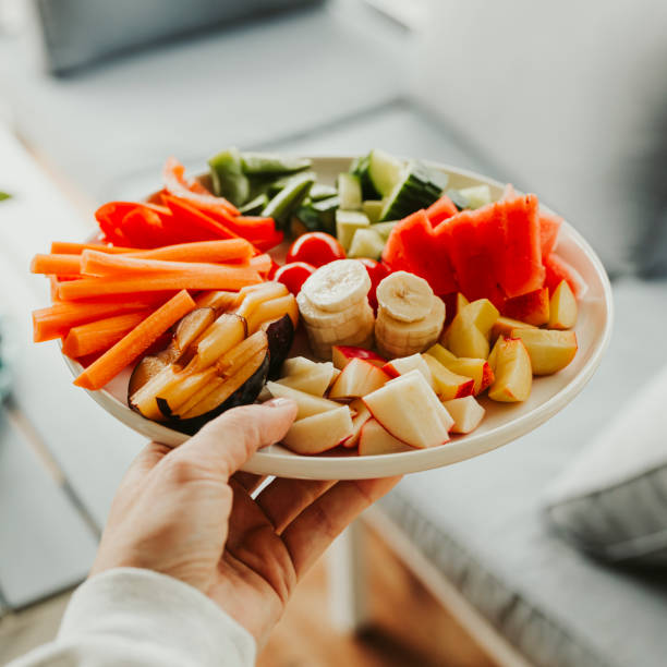 istock Raw vegetables and fruit thats good for gut health microbiome 2151881583