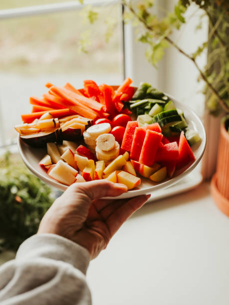 istock Raw vegetables and fruit thats good for gut health microbiome 2151881643