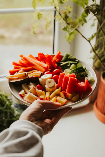 istock Raw vegetables and fruit thats good for gut health microbiome 2151881964