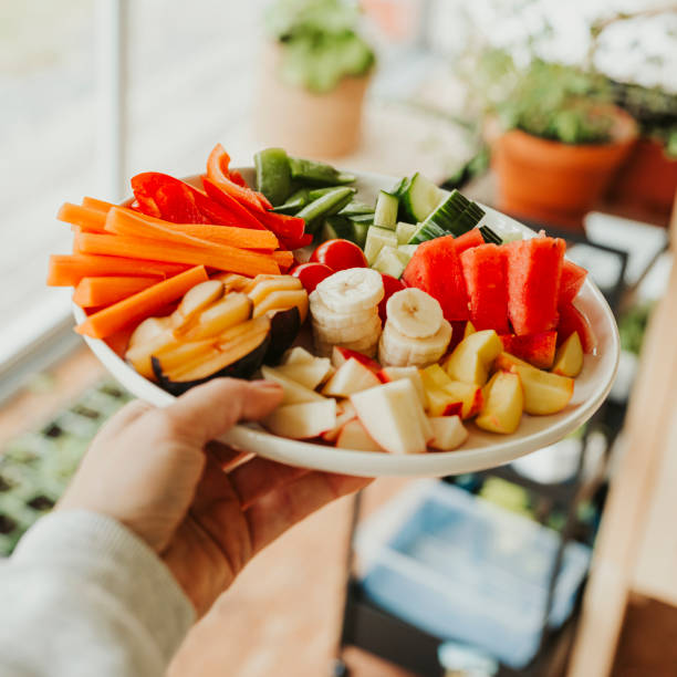istock Raw vegetables and fruit thats good for gut health microbiome 2151882318