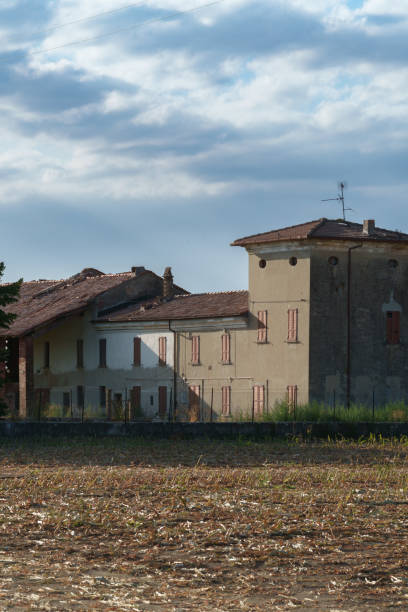 istock Country landscape near Cortemaggiore, Emilia Romagna, Italy 2151882534