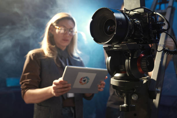 istock Female director in video production 2151886021