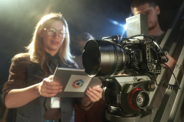 istock Female director working in video production 2151886025