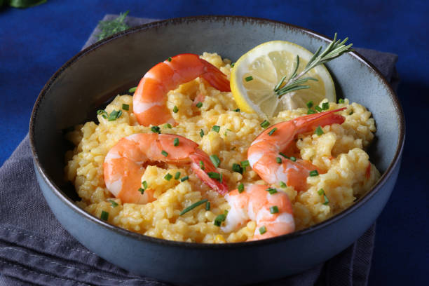 istock Prawn or Shrimp Risotto a healthy Italian recipe 2151903082