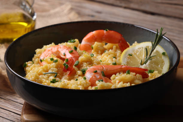 istock Prawn or Shrimp Risotto a healthy Italian recipe 2151903087