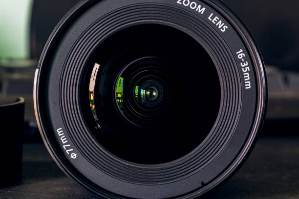 istock camera lens,Camera lens 16-35 mm,Camera lens lens, close-up, side view, focus 2151903307