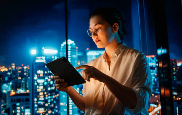 istock businesswoman working on tablet pc 2151903323