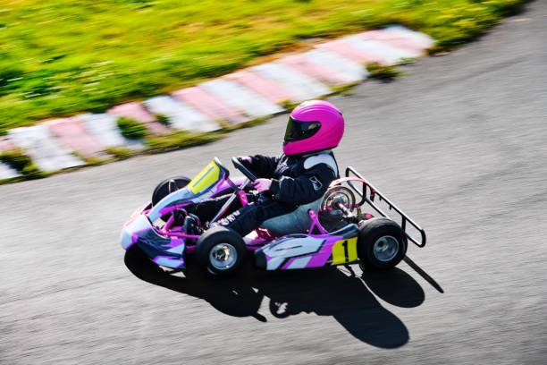 istock Five years old girl go-carting 2151905956
