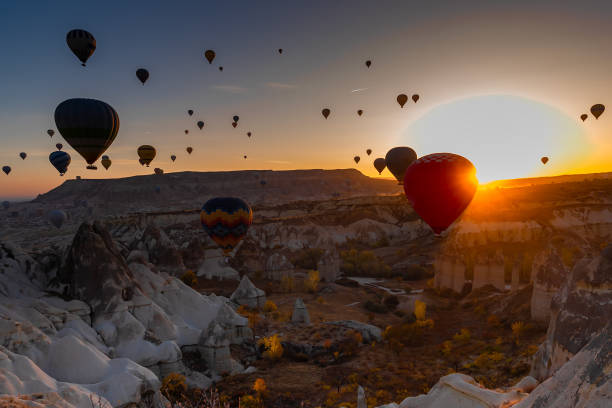 istock Hot Air Balloons at Love Valley in Cappadocia 2151908721