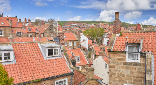 istock Rooftop view of Robin Hoods Bay, Yorkshire 2151909590