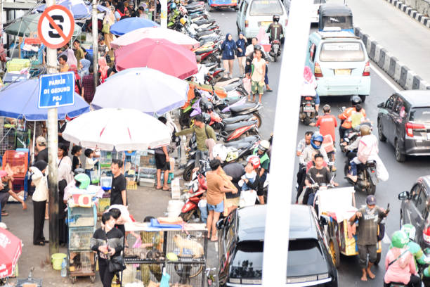 Traffic in Jakarta largest city. Jakarta, Indonesia, May 7 2024