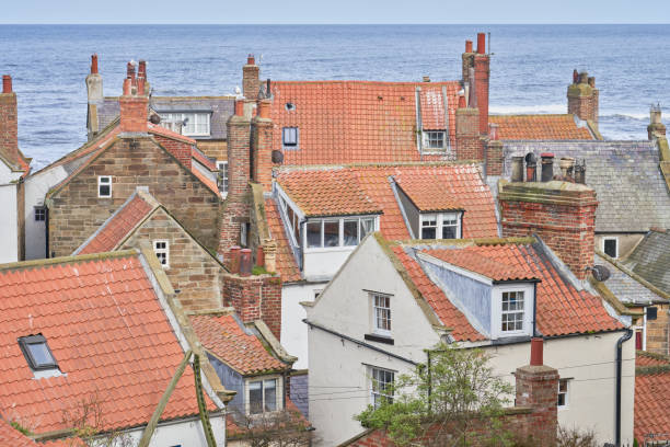 istock Rooftop view of Robin Hoods Bay, Yorkshire 2151910183