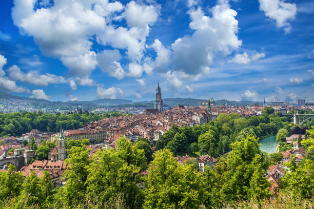 istock Aerial view of Bern, Switzerland 2151910506