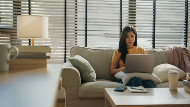 istock LGBT Woman Working from Home on Laptop. 2151910860