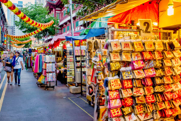 Lai Chun Yuen Market in Chinatown, Singapore