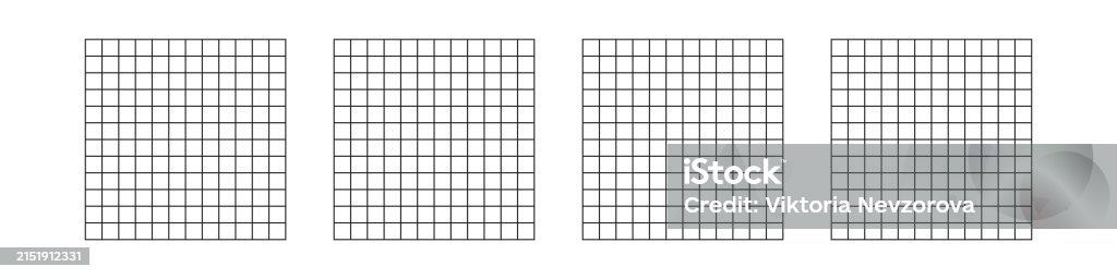 Grid Pattern Square Lines For Notebook Or Graph Flat Vector ...
